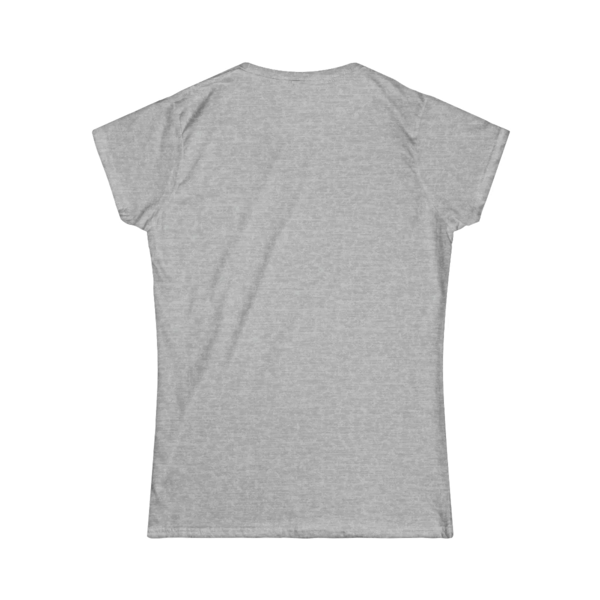 Squat Bench Deadlift Repeat - Women's Softstyle Tee -  Color Dark Logo - Pink - Plain Back
