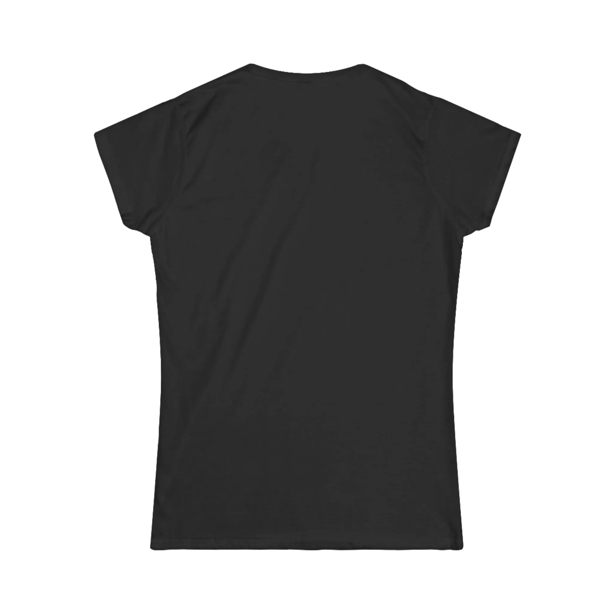 Squat Bench Deadlift Repeat - Women's Softstyle Tee -  Color Dark Logo - Pink - Plain Back