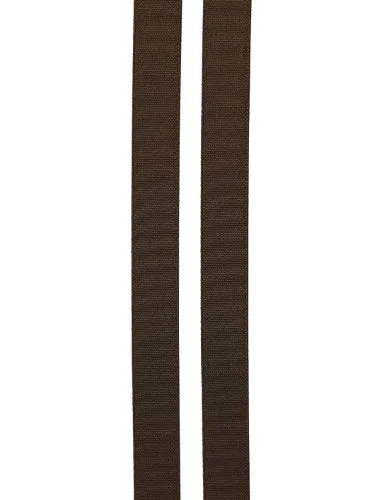 Suspenders Brown with 4 sturdy clips - 25mm Wide
