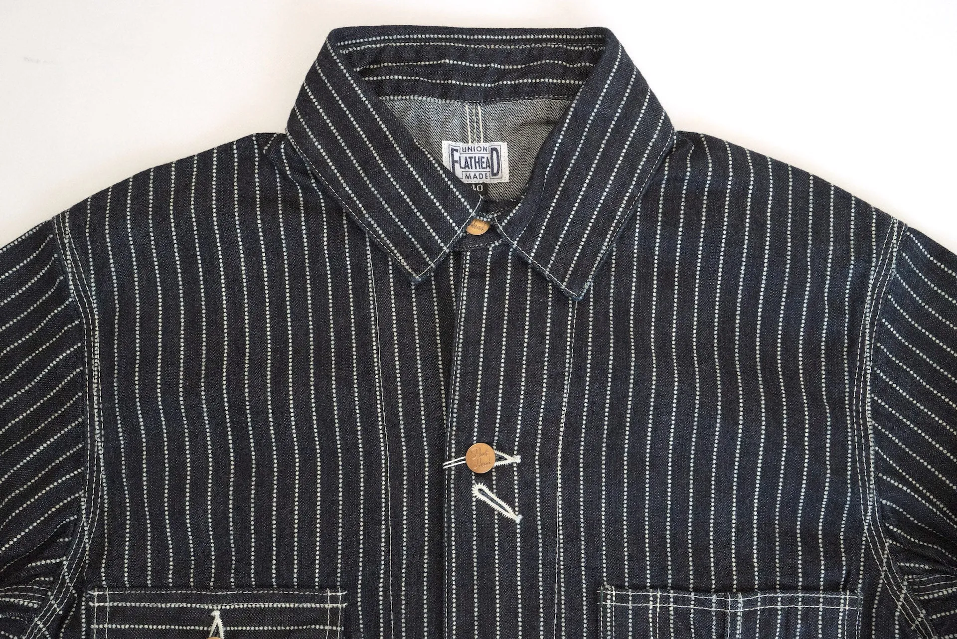 The Flat Head 11oz Indigo Wabash Coverall