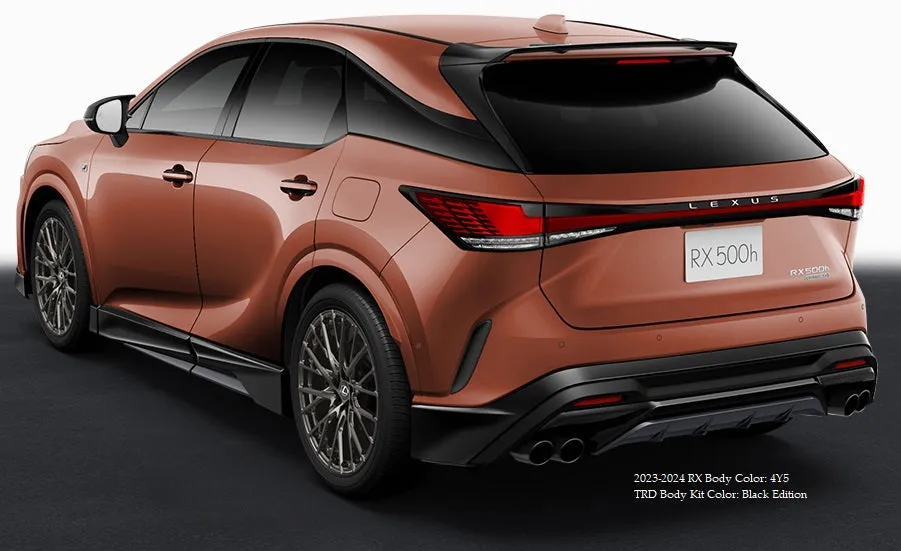 TRD JAPAN 2023-2025 Lexus RX F-Sport Factory Painted Rear Gate Wing Spoiler