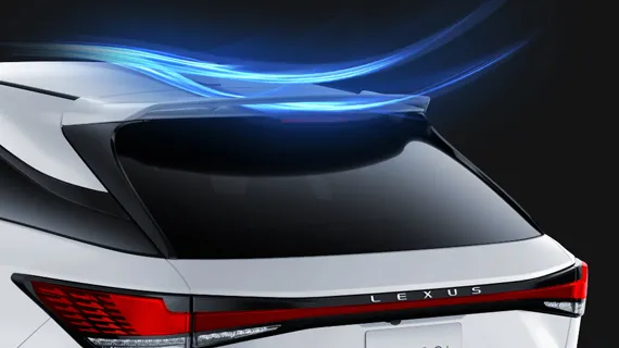 TRD JAPAN 2023-2025 Lexus RX F-Sport Factory Painted Rear Gate Wing Spoiler