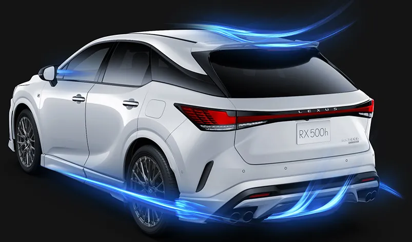 TRD JAPAN 2023-2025 Lexus RX F-Sport Factory Painted Rear Gate Wing Spoiler