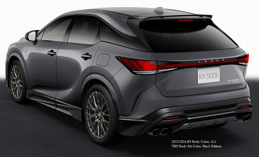 TRD JAPAN 2023-2025 Lexus RX F-Sport Factory Painted Rear Gate Wing Spoiler