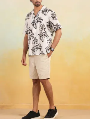 Tropical Mirage Oversized Hawaian Collor Shirts