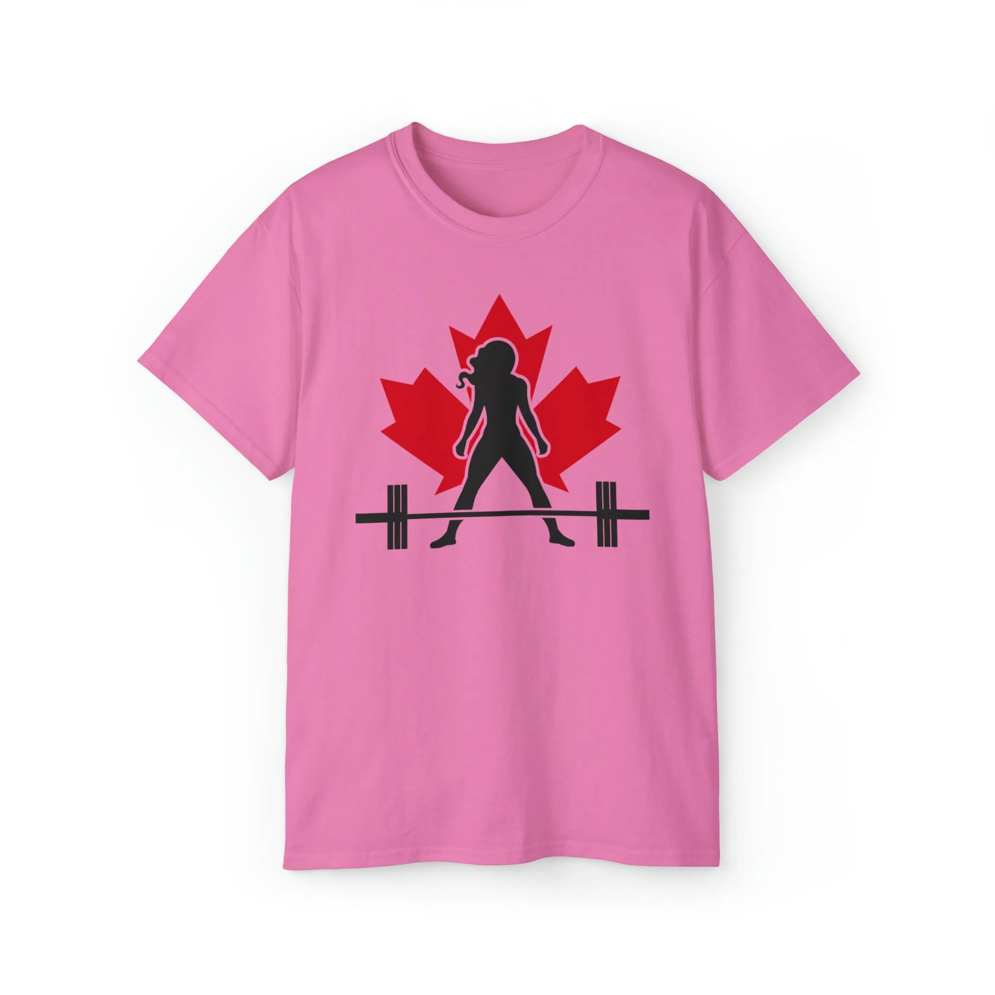 Unisex Ultra Cotton Tee - Canada Logo Light - Plain Back