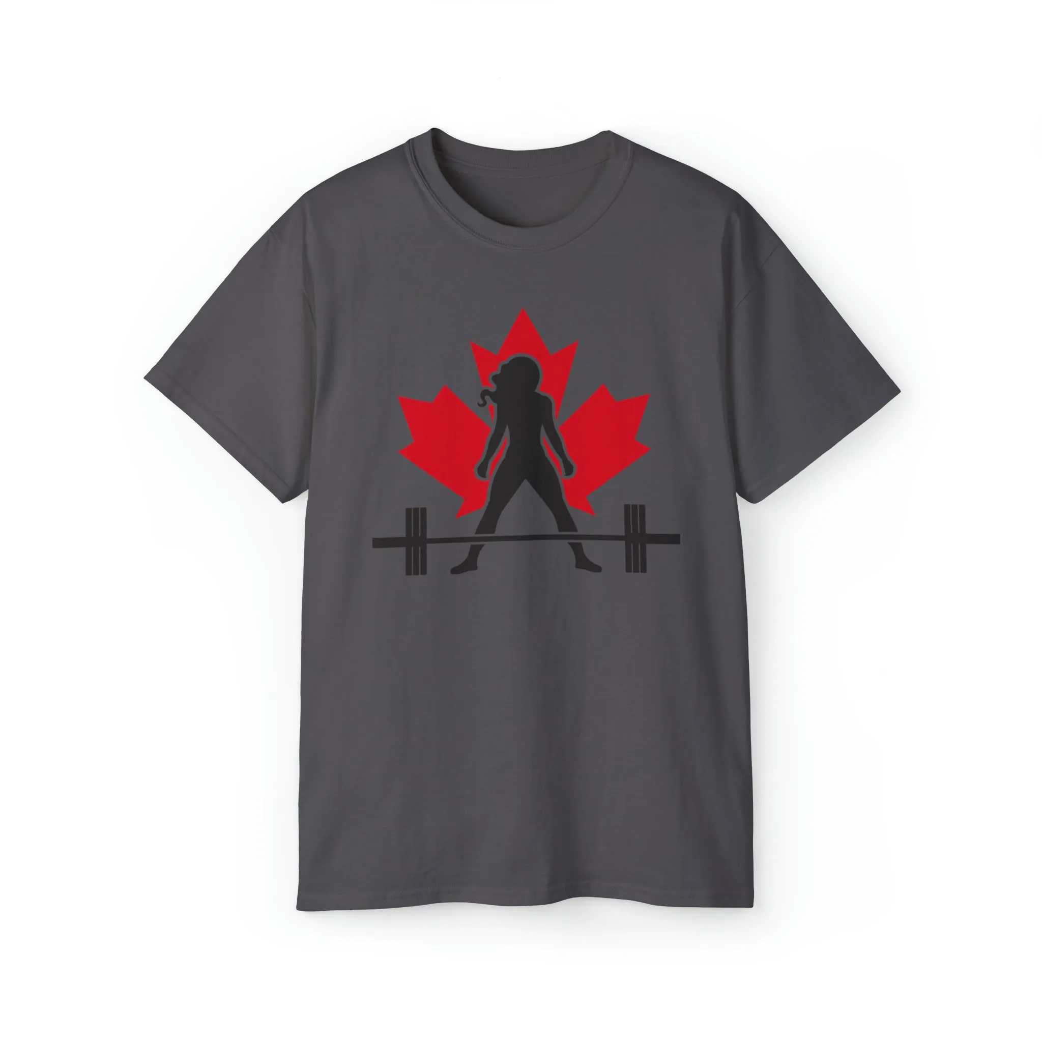 Unisex Ultra Cotton Tee - Canada Logo Light - Plain Back