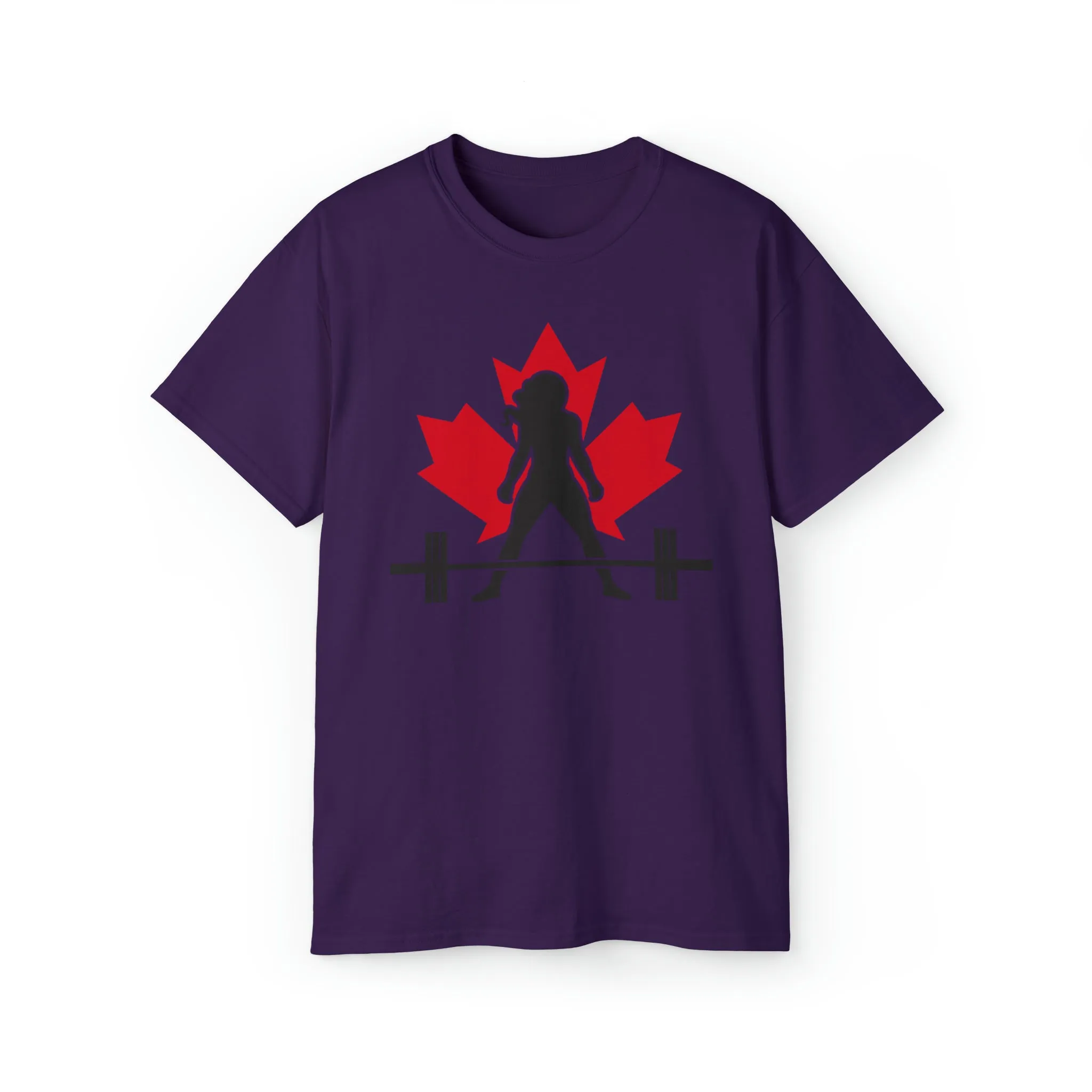 Unisex Ultra Cotton Tee - Canada Logo Light - Plain Back