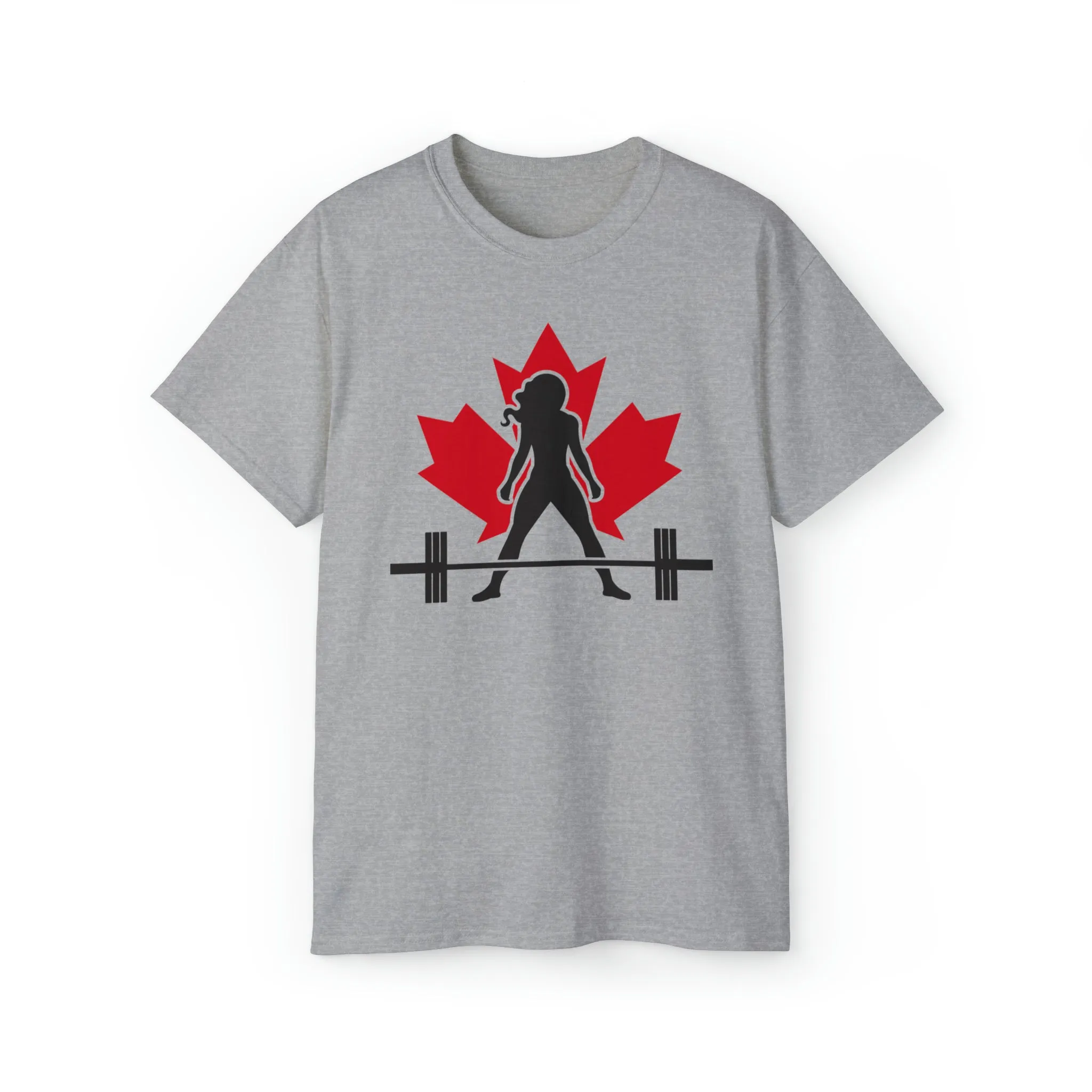 Unisex Ultra Cotton Tee - Canada Logo Light - Plain Back