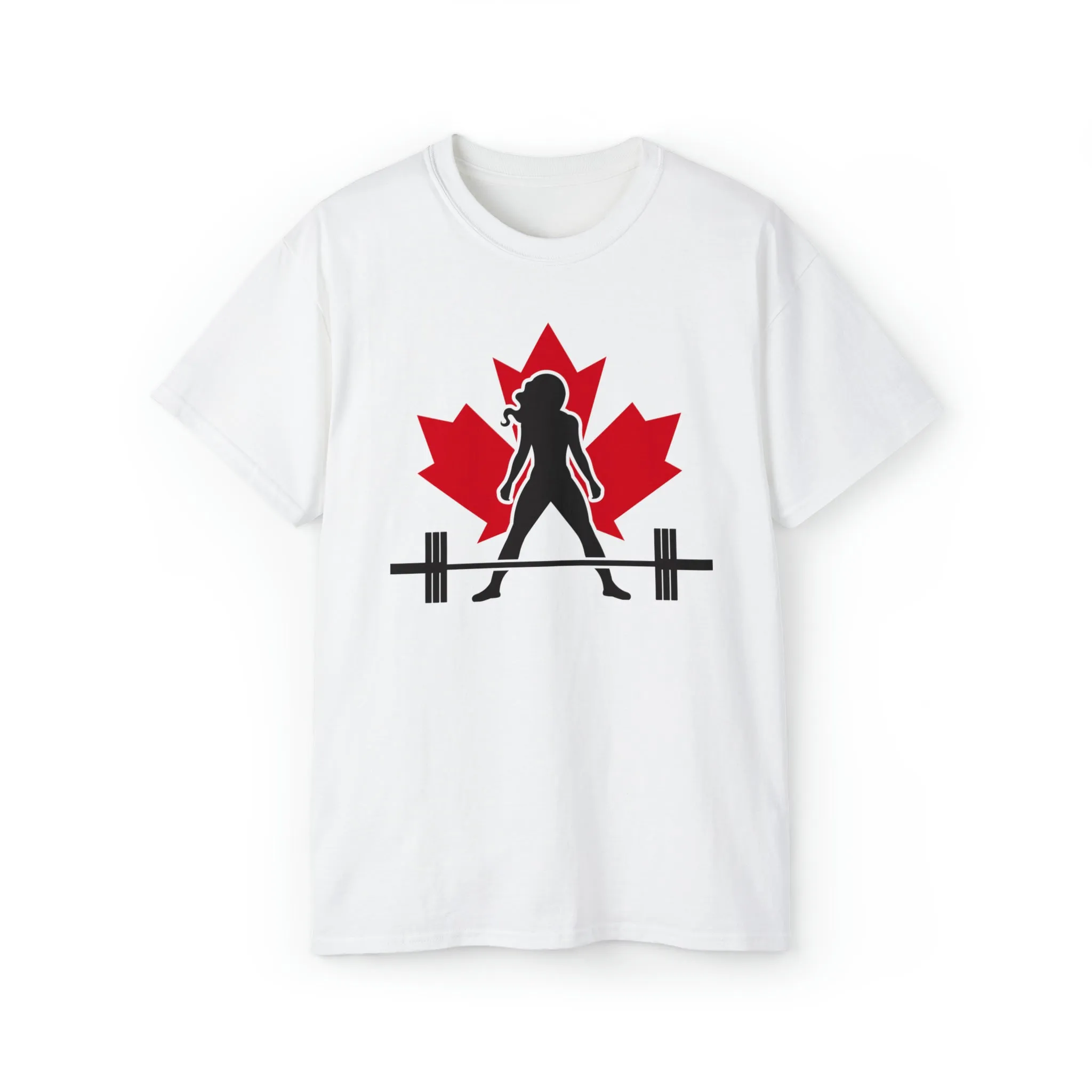 Unisex Ultra Cotton Tee - Canada Logo Light - Plain Back