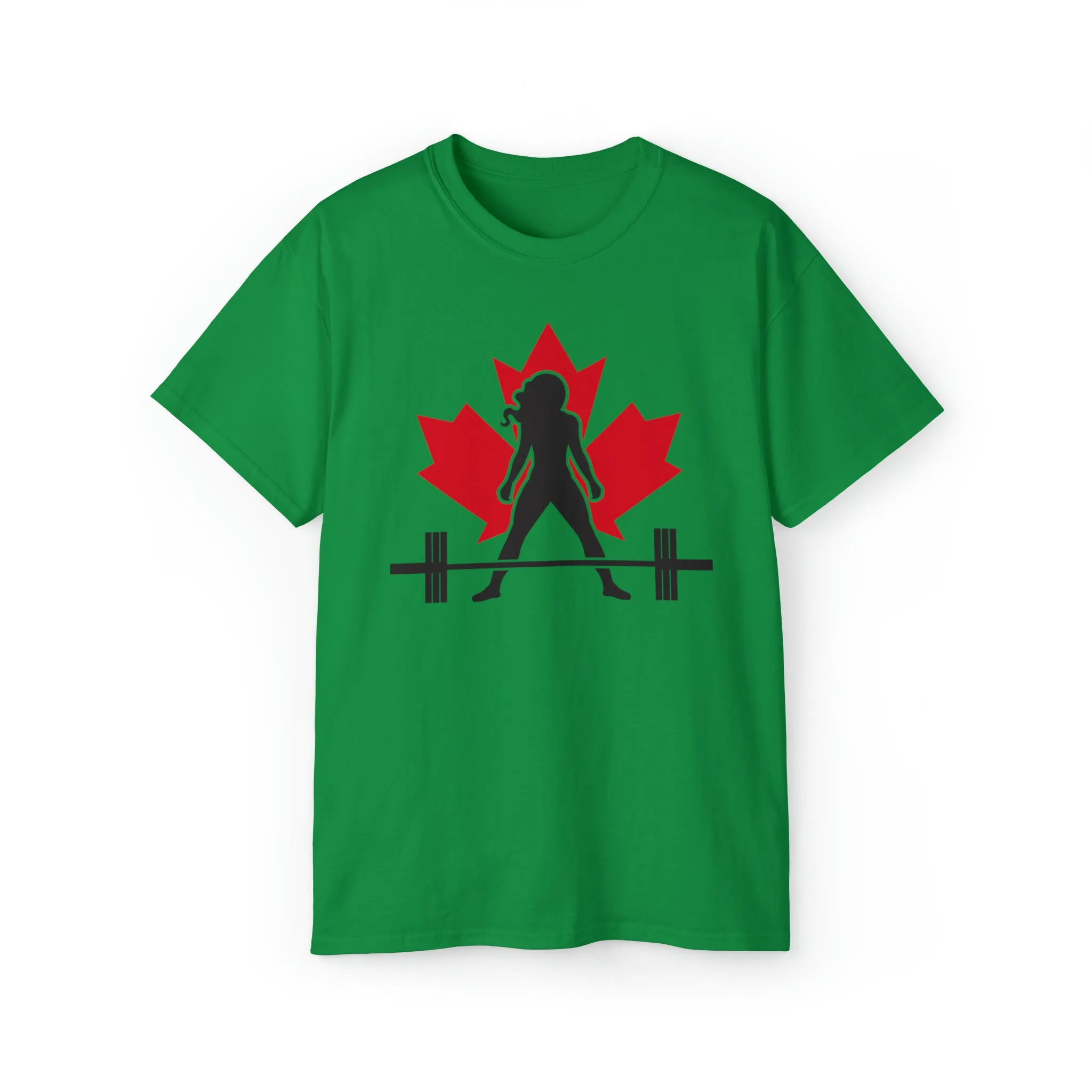 Unisex Ultra Cotton Tee - Canada Logo Light - Plain Back