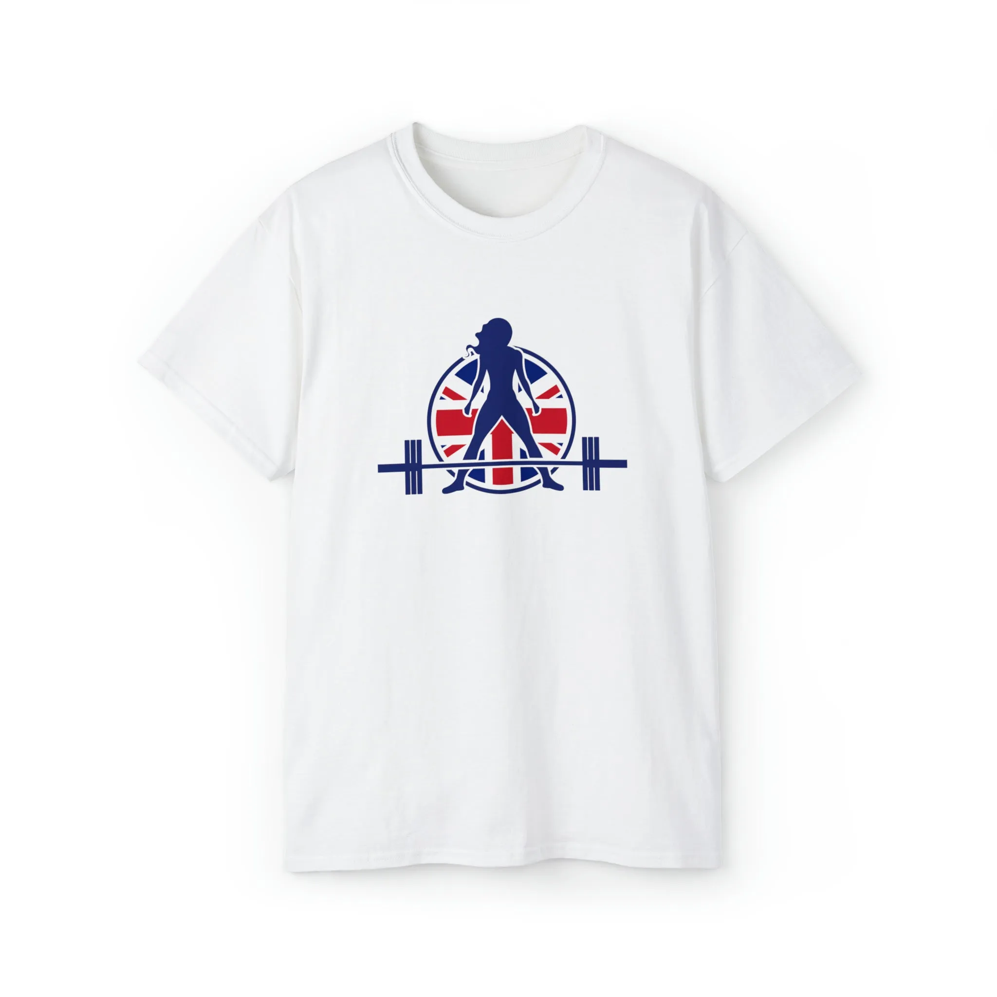Unisex Ultra Cotton Tee - UK Logo Light - Plain Back