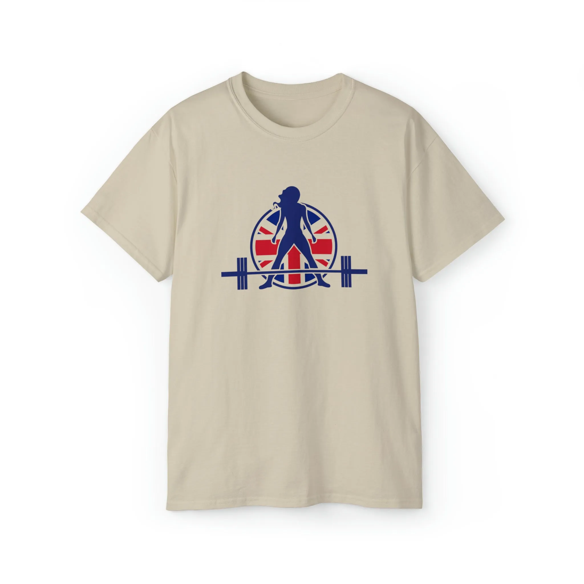 Unisex Ultra Cotton Tee - UK Logo Light - Plain Back