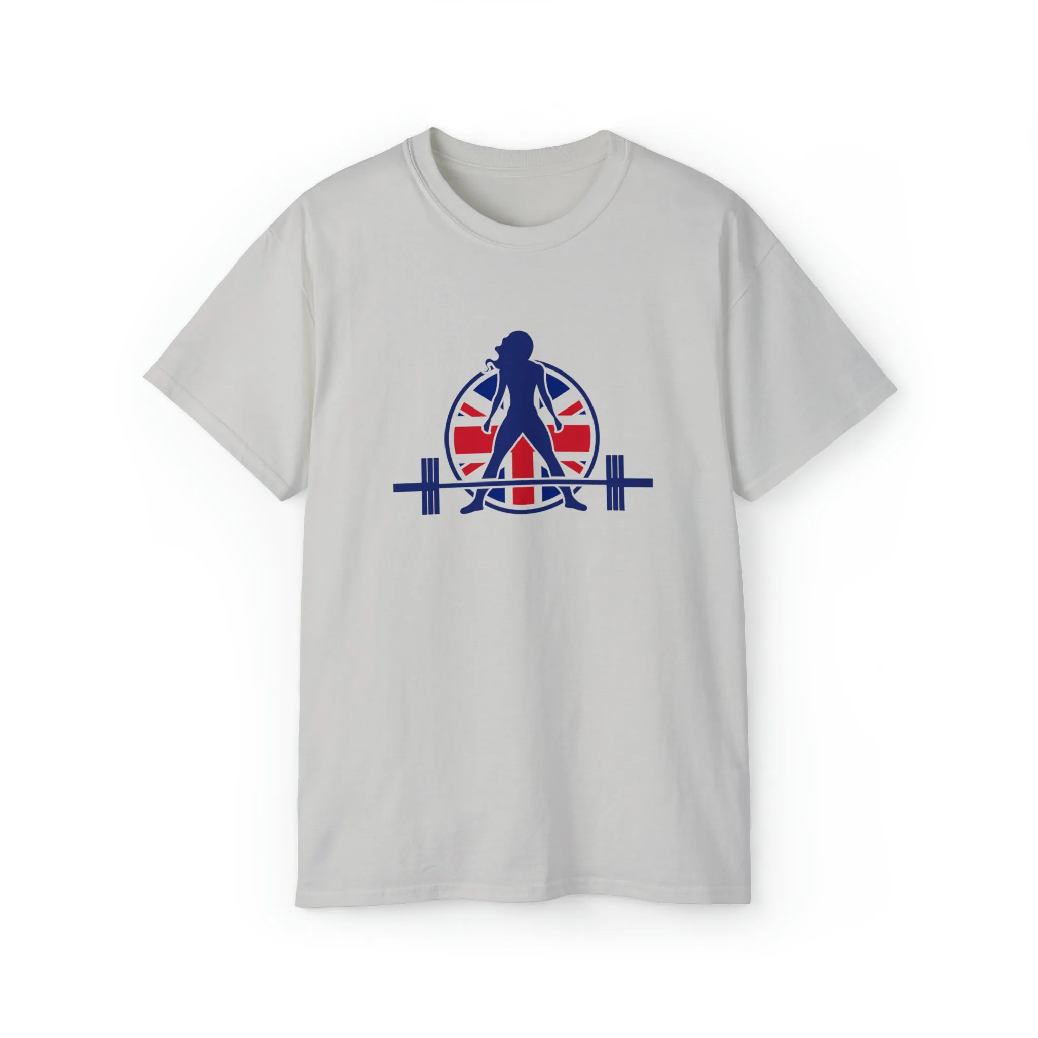 Unisex Ultra Cotton Tee - UK Logo Light - Plain Back