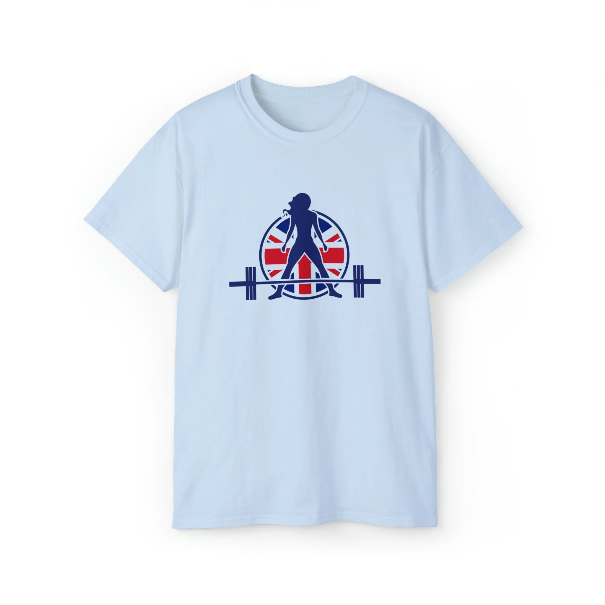 Unisex Ultra Cotton Tee - UK Logo Light - Plain Back