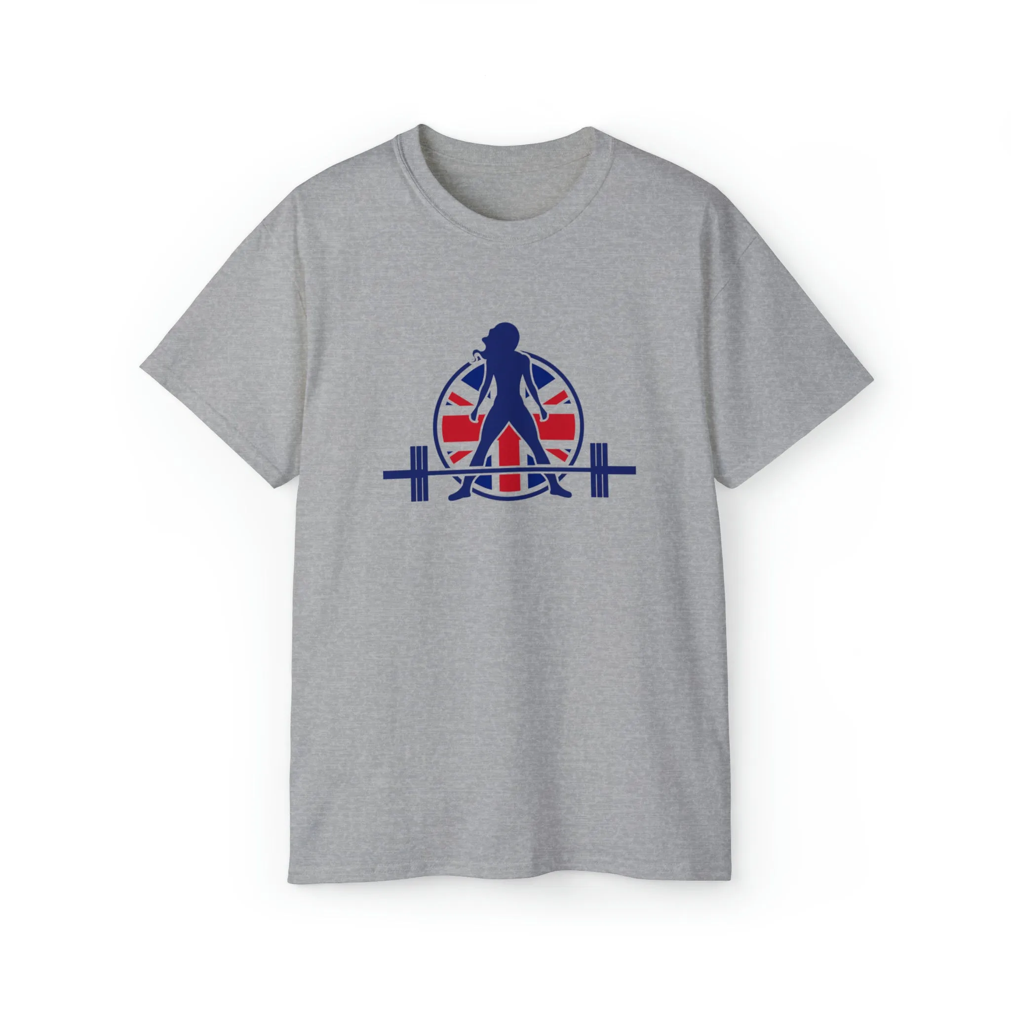 Unisex Ultra Cotton Tee - UK Logo Light - Plain Back
