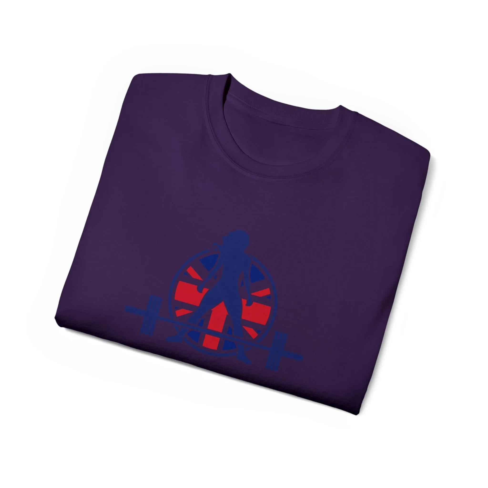 Unisex Ultra Cotton Tee - UK Logo Light - Plain Back