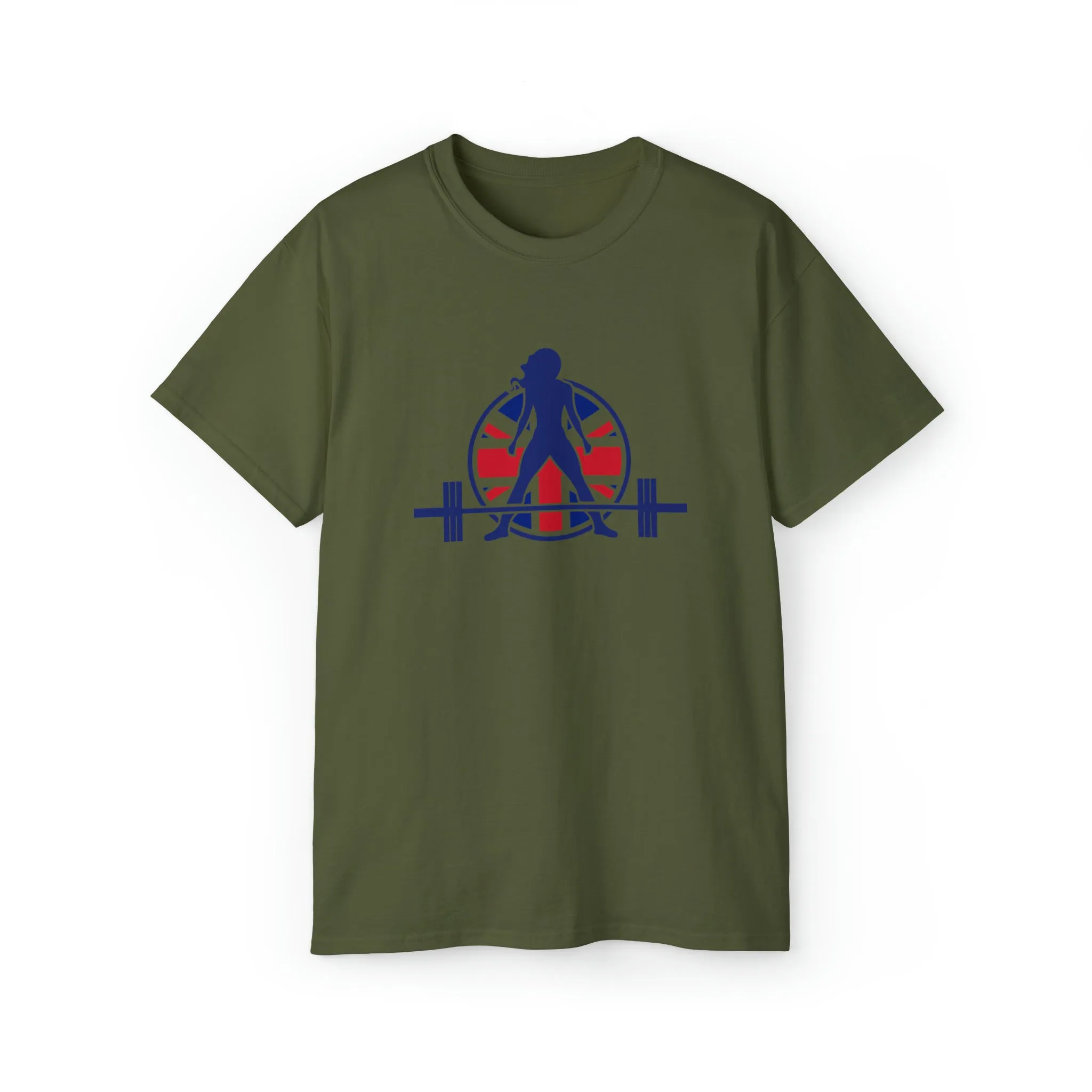 Unisex Ultra Cotton Tee - UK Logo Light - Plain Back