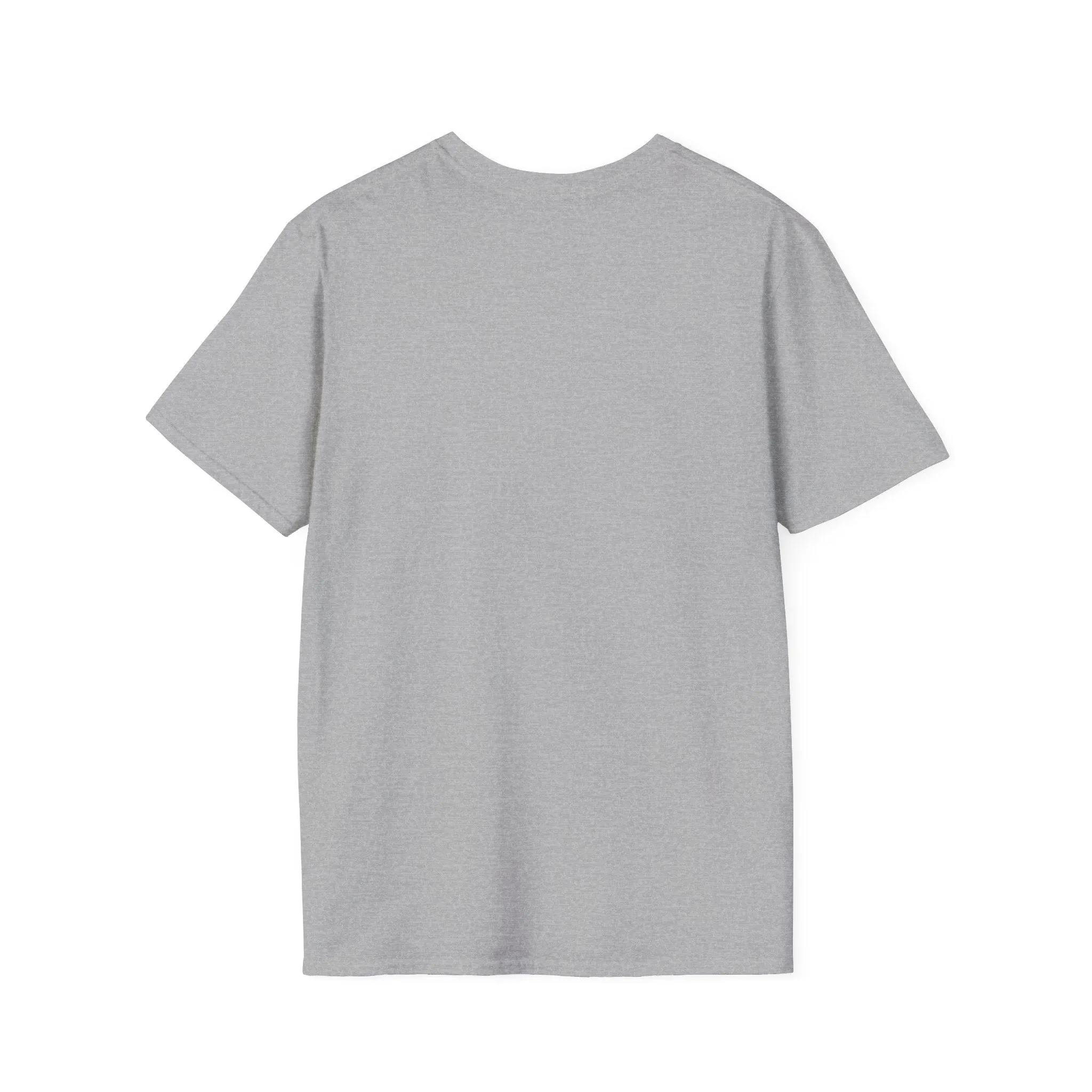 USA Barbell  - Unisex Softstyle T-Shirt - Black Logo - Plain Back
