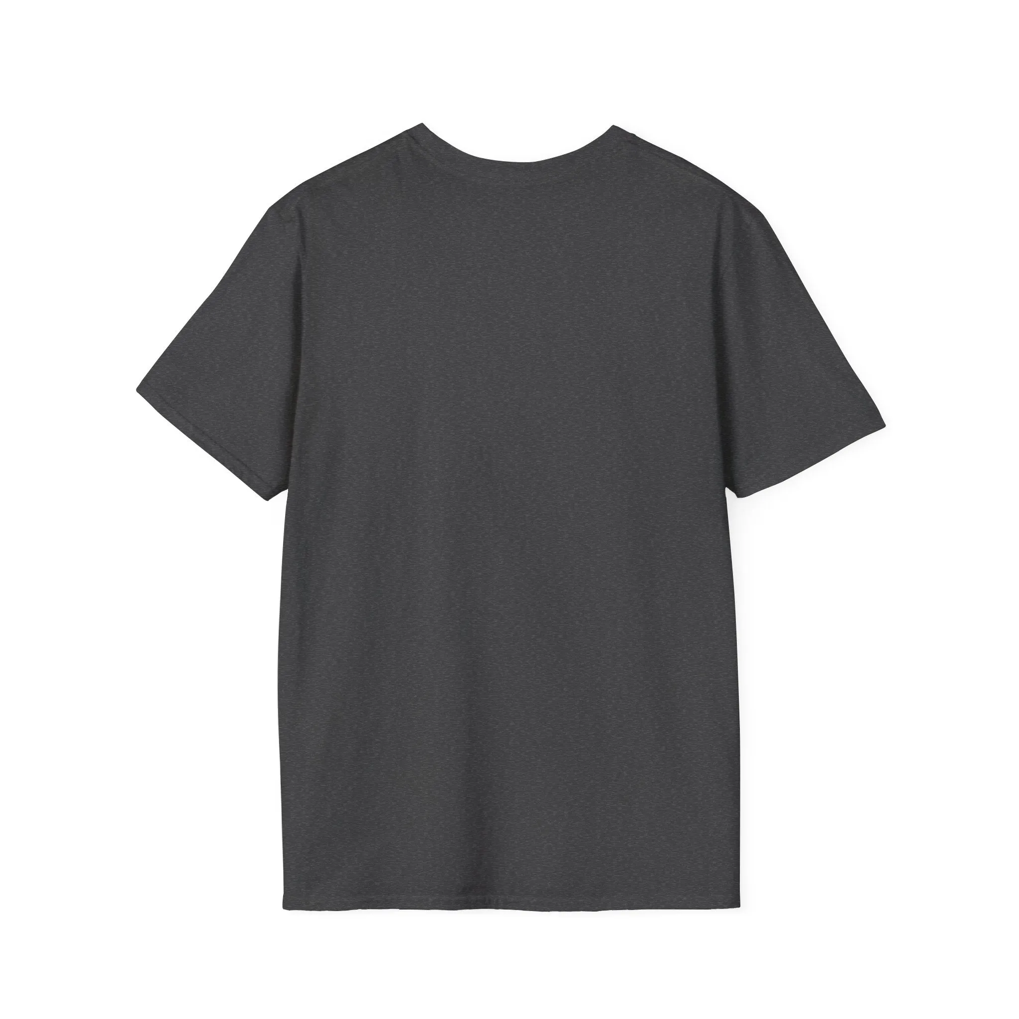 USA Barbell  - Unisex Softstyle T-Shirt - Black Logo - Plain Back