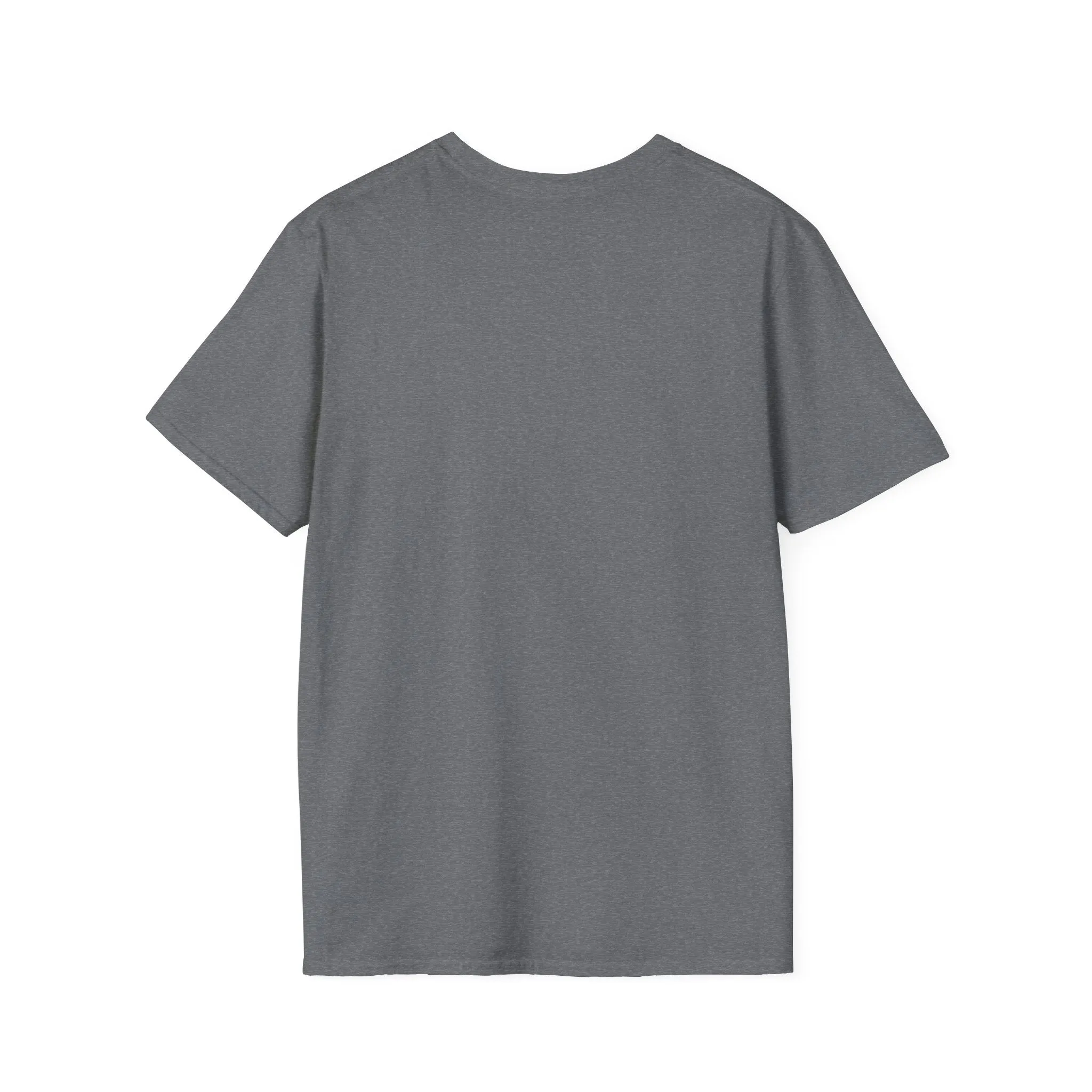 USA Barbell  - Unisex Softstyle T-Shirt - Black Logo - Plain Back