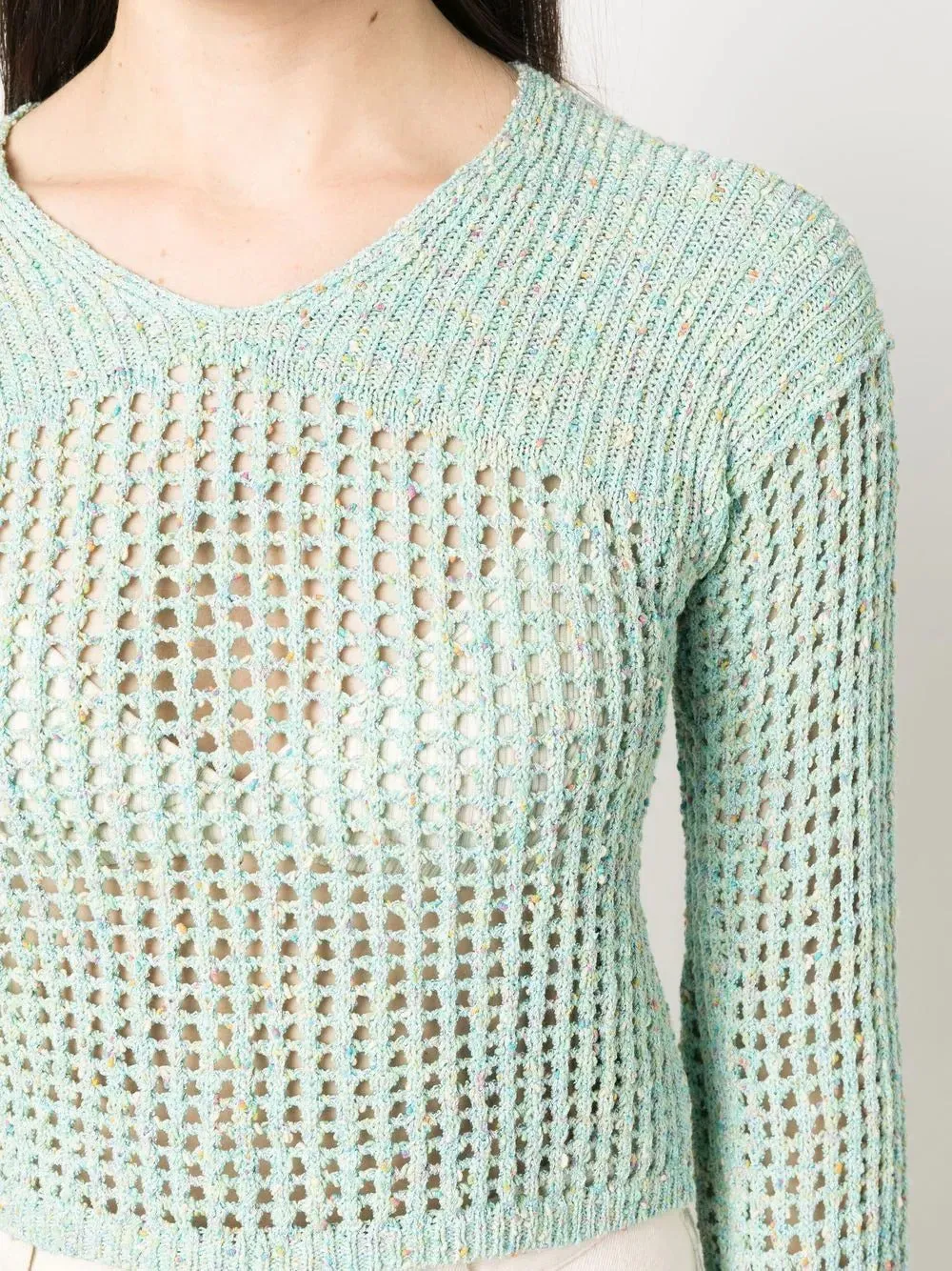 V-Neck Knitted Jumper