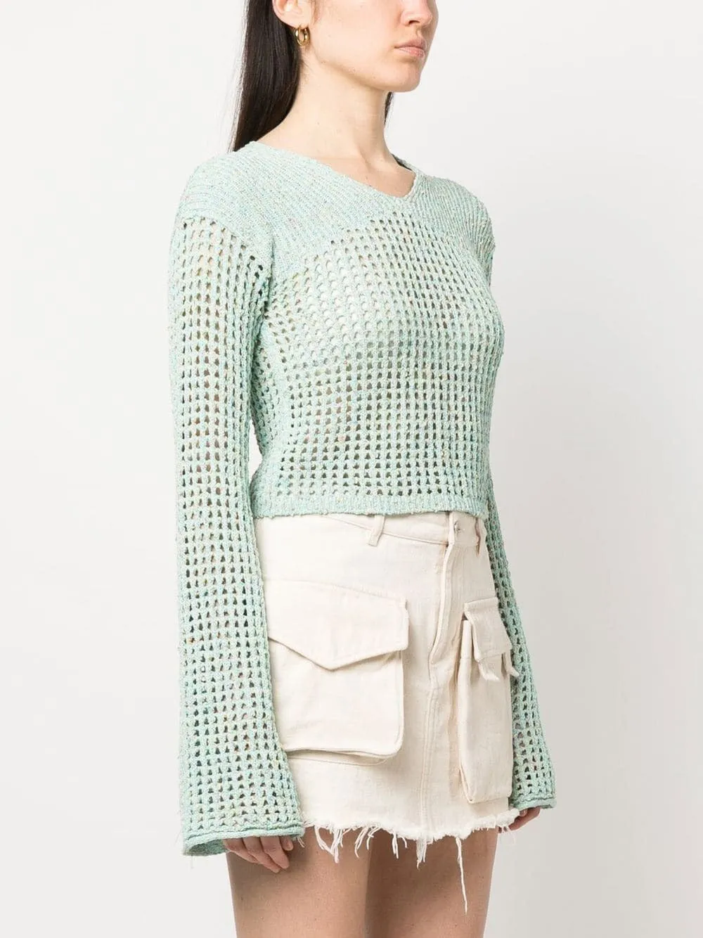 V-Neck Knitted Jumper