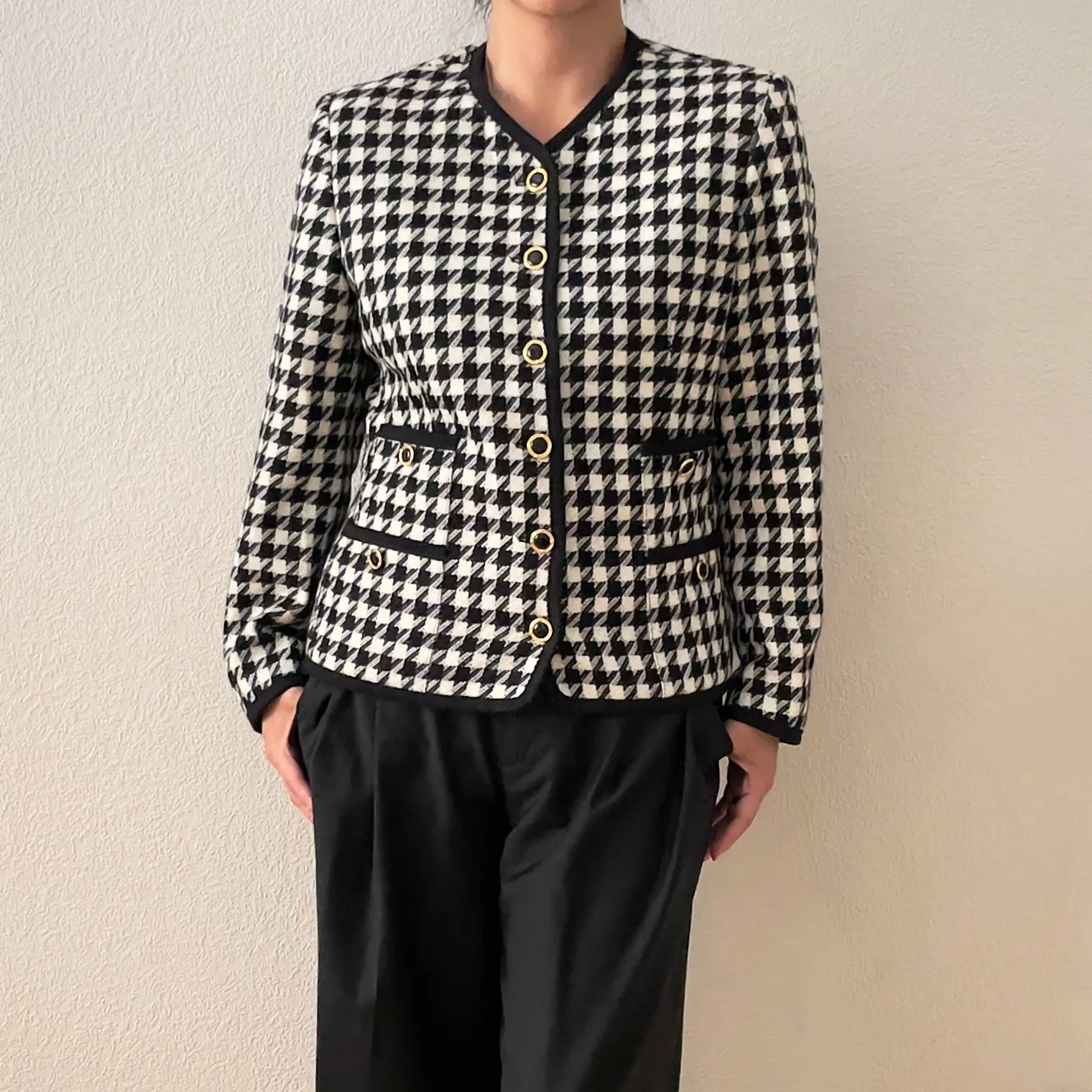 Vintage Houndstooth Jacket