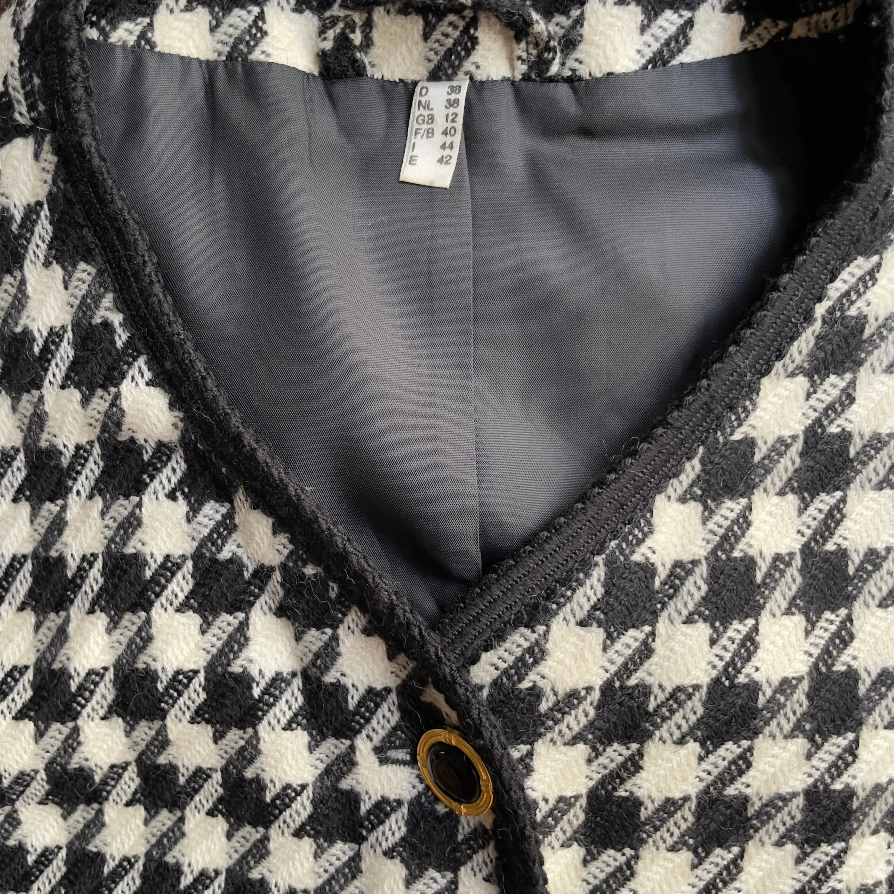 Vintage Houndstooth Jacket