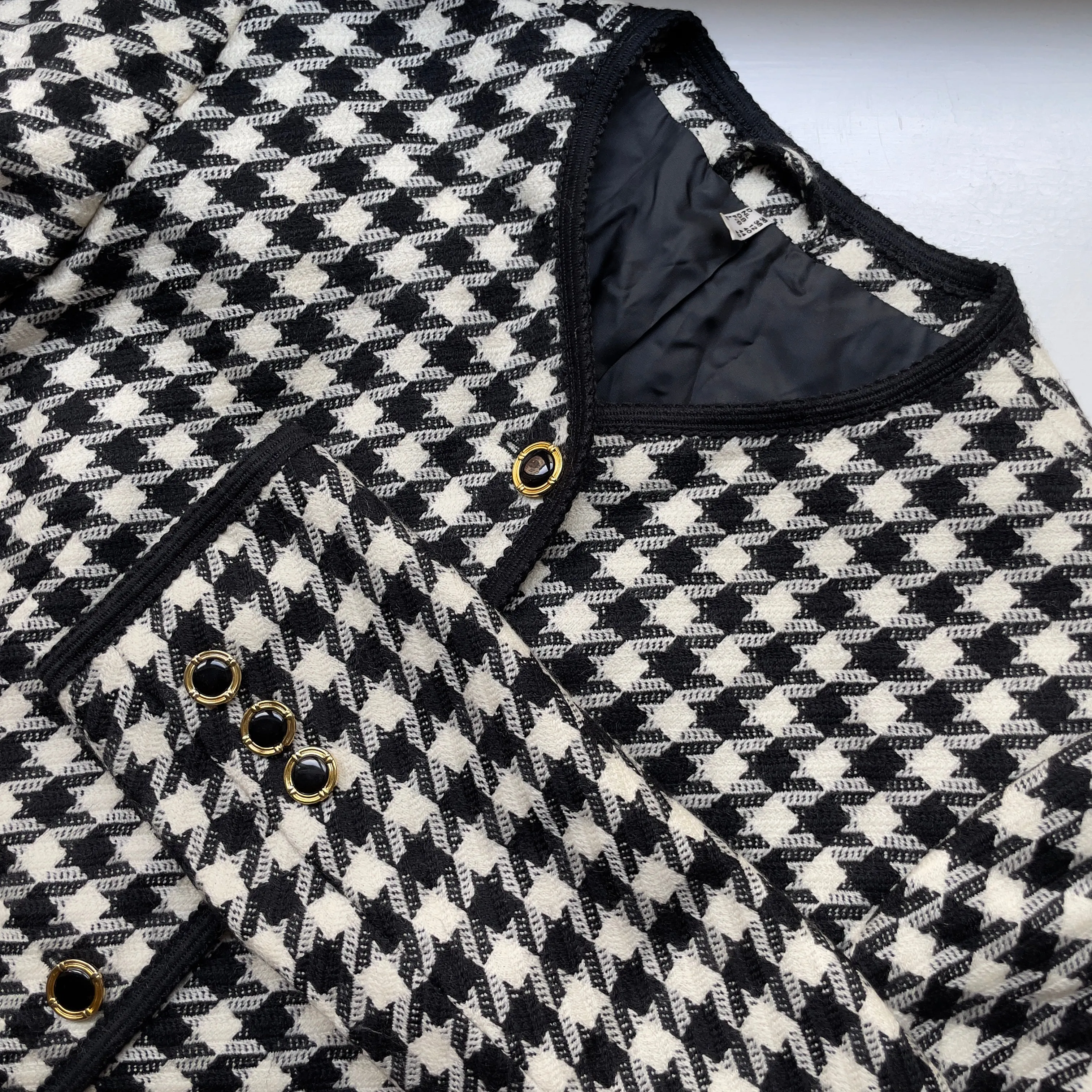 Vintage Houndstooth Jacket