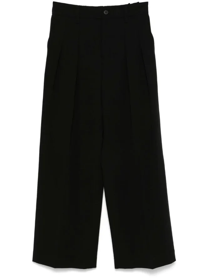 WOOL GABARDINE trousers