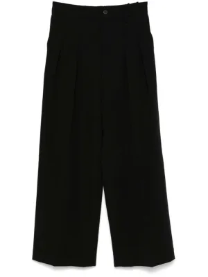 WOOL GABARDINE trousers