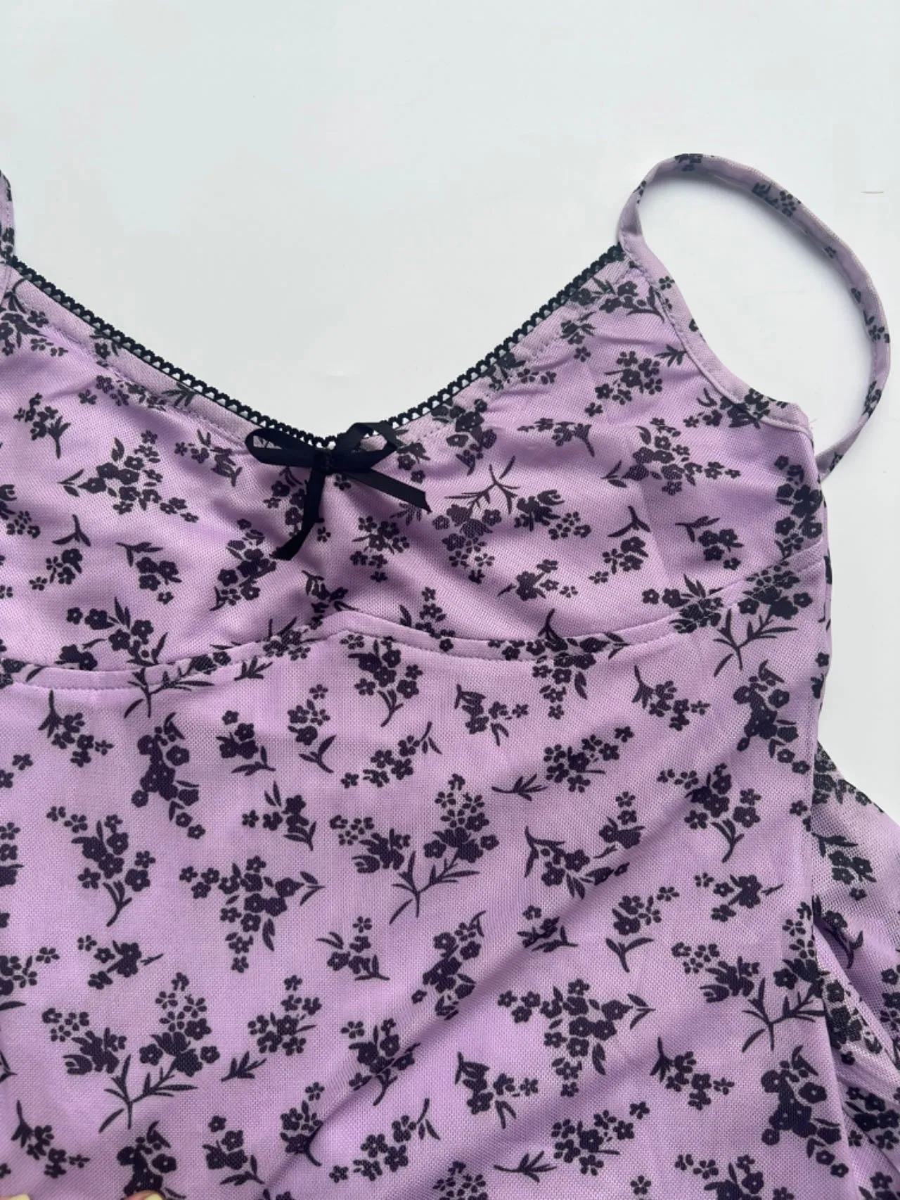 Yvette Floral Mesh Mini Dress