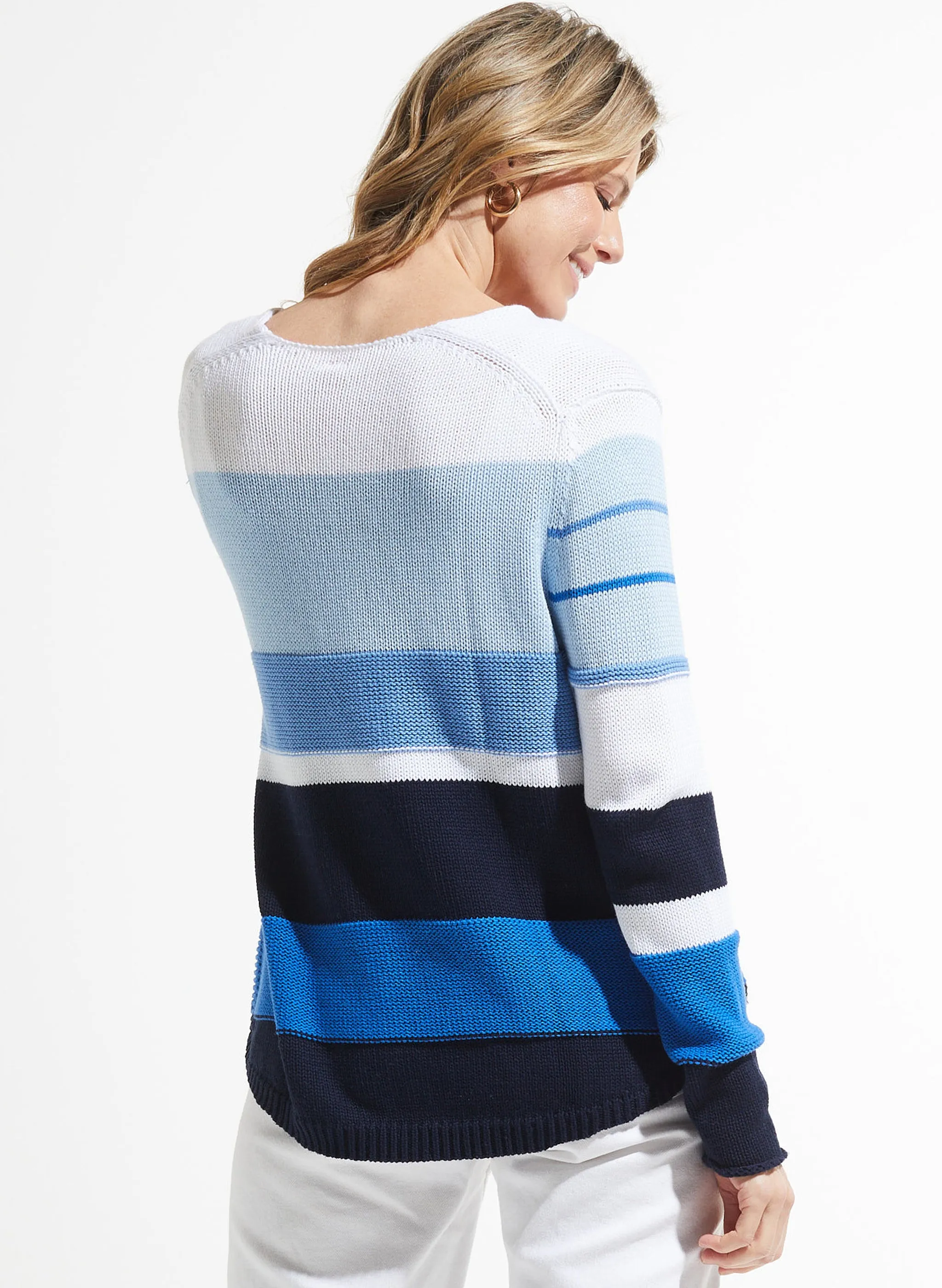 Zaket & Plover - Chunky Cotton V - Sailor
